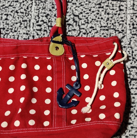 Polka Dot and anchor bag - Picture 7 of 8
